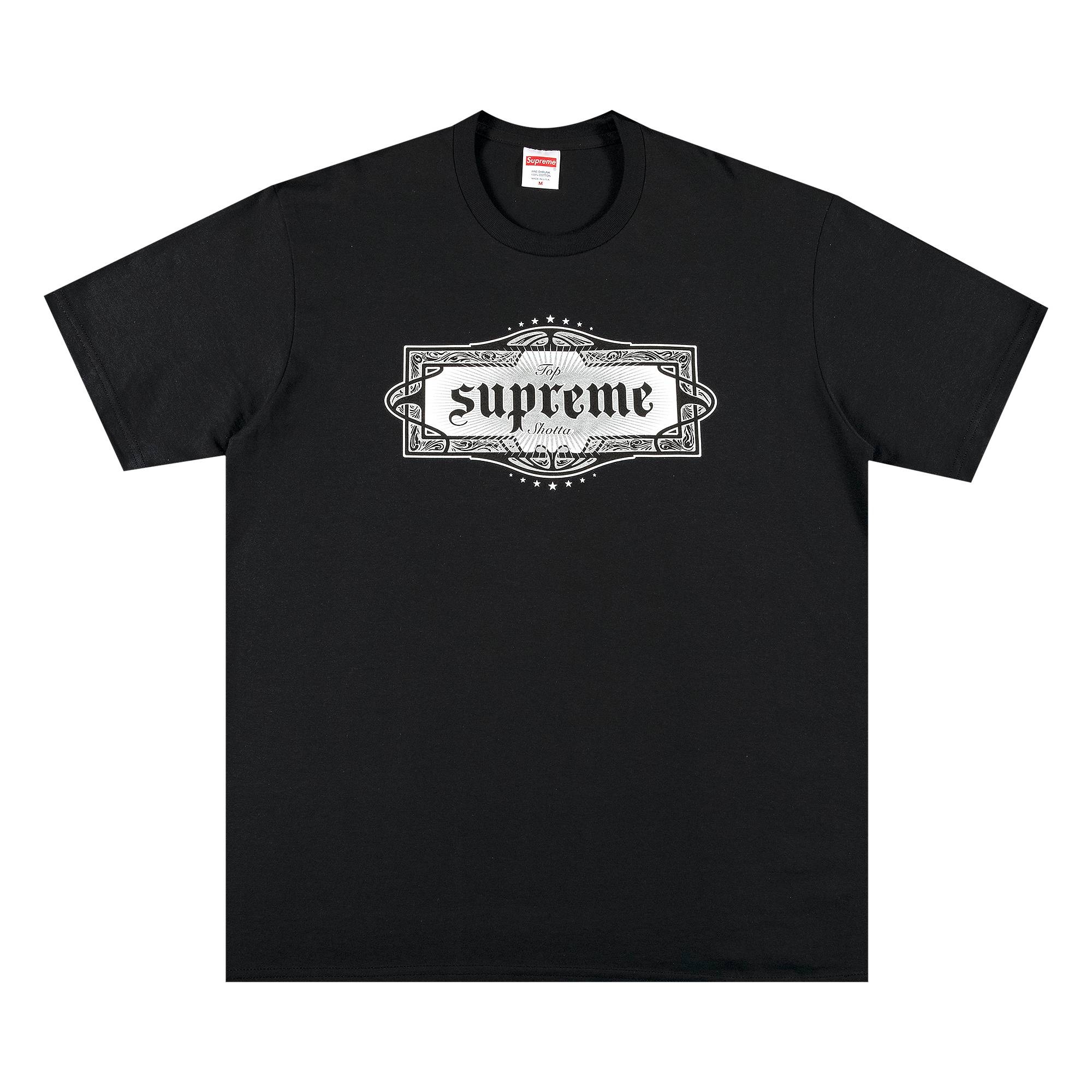 Supreme Top Shotta Tee 'Black' - 1