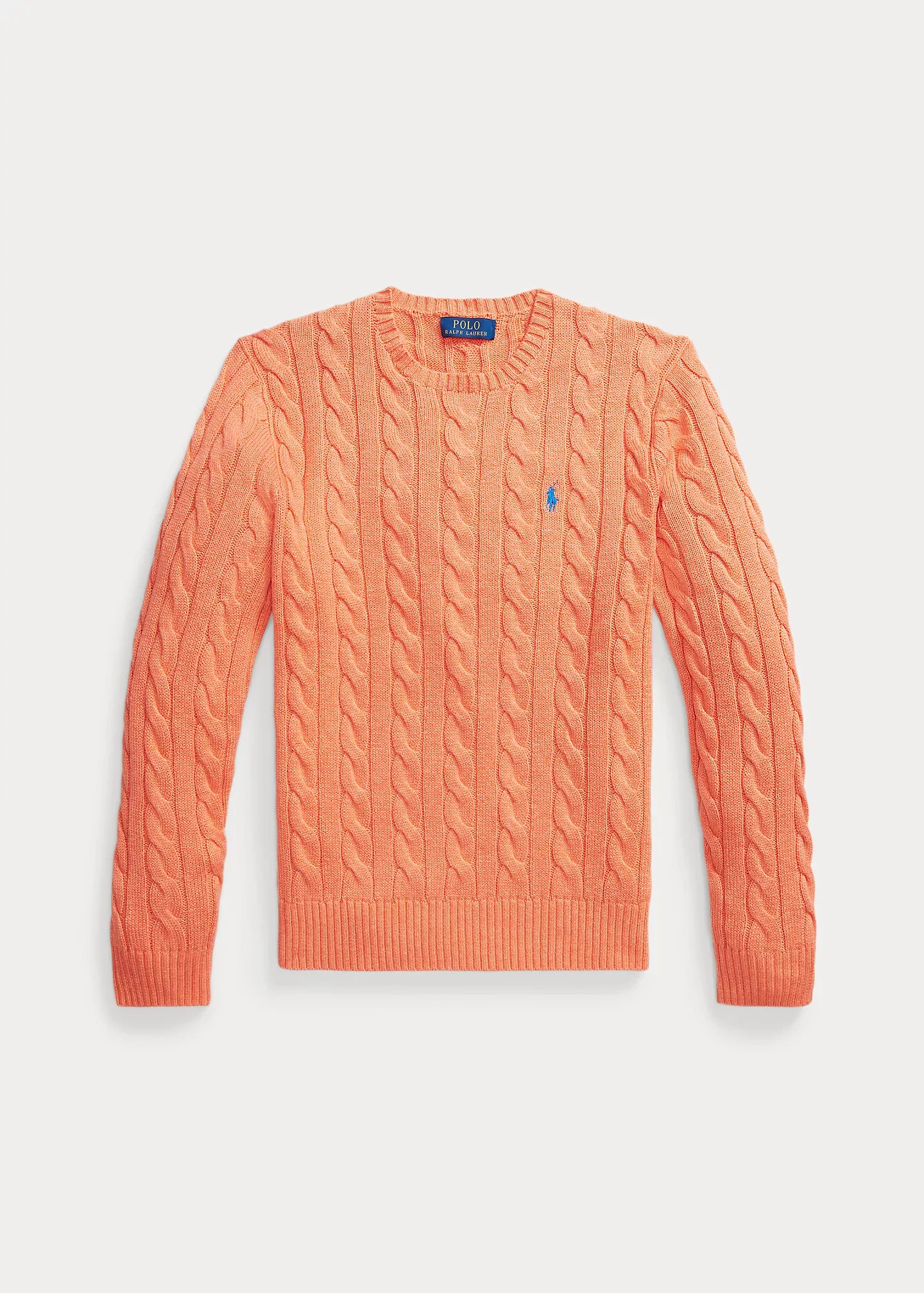 Cable-Knit Cotton Sweater - 1