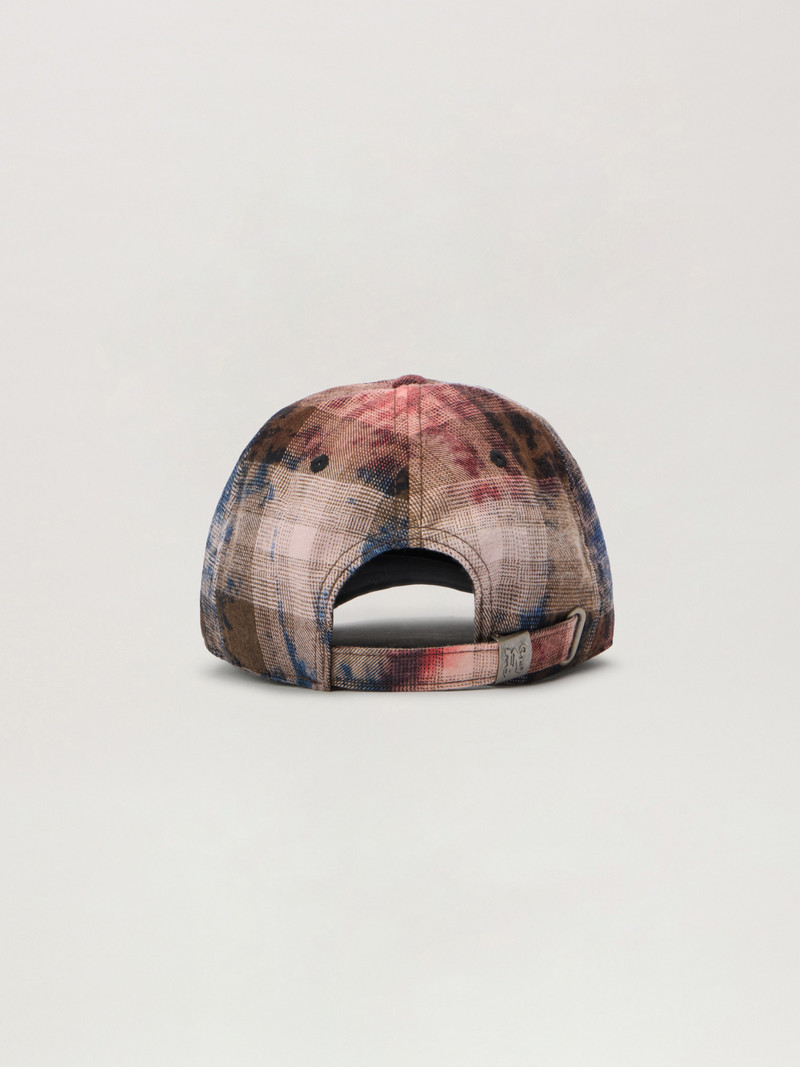 Curved Logo Check Cap 3