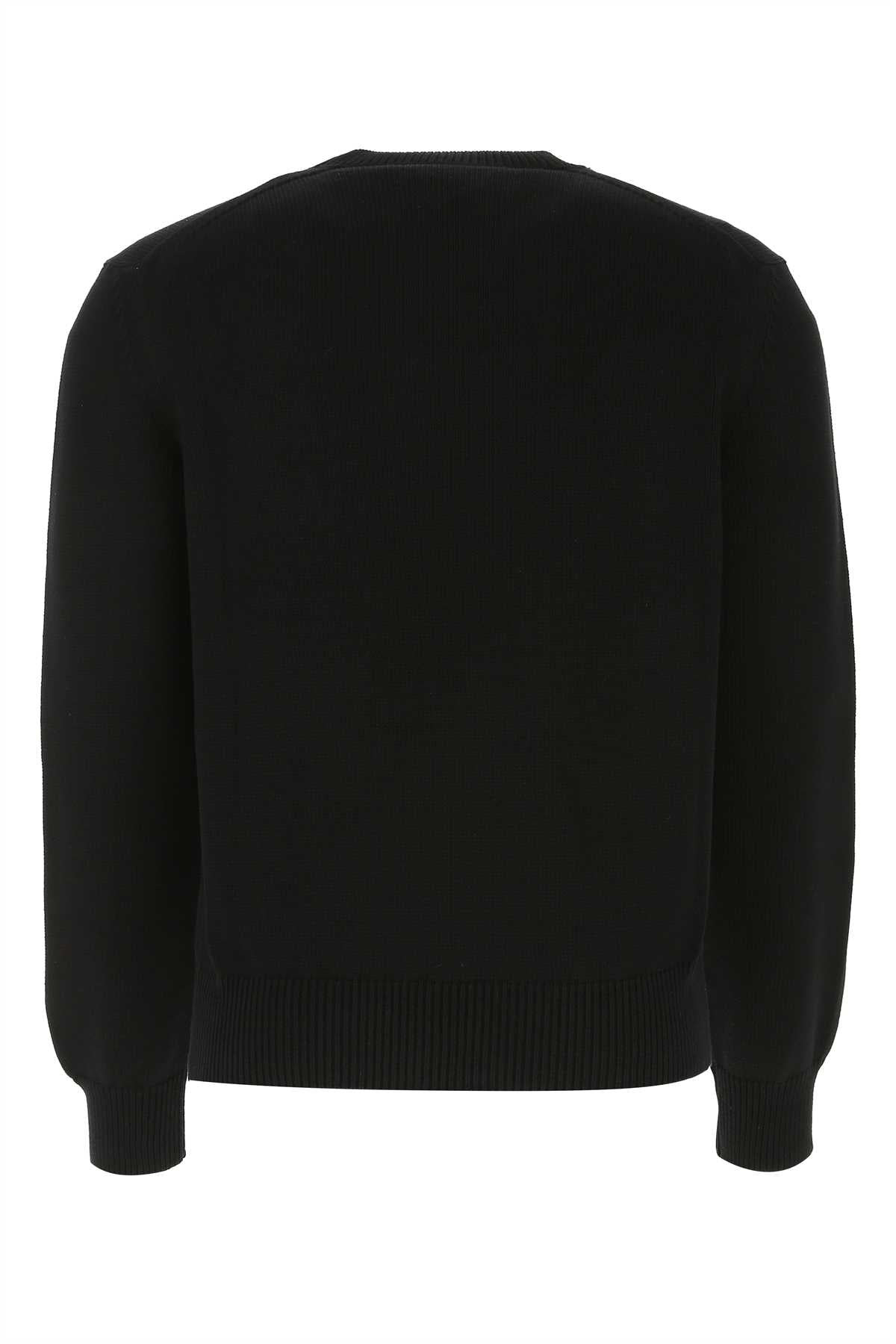 Alexander Mcqueen Men Black Cotton Sweater - 2