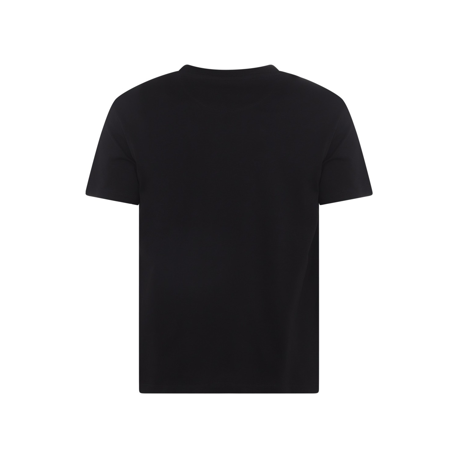 BLACK COTTON T-SHIRT - 2