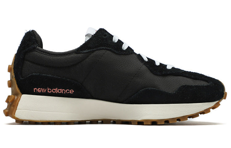 (WMNS) New Balance 327 'Black White Gum' WS327BL - 2