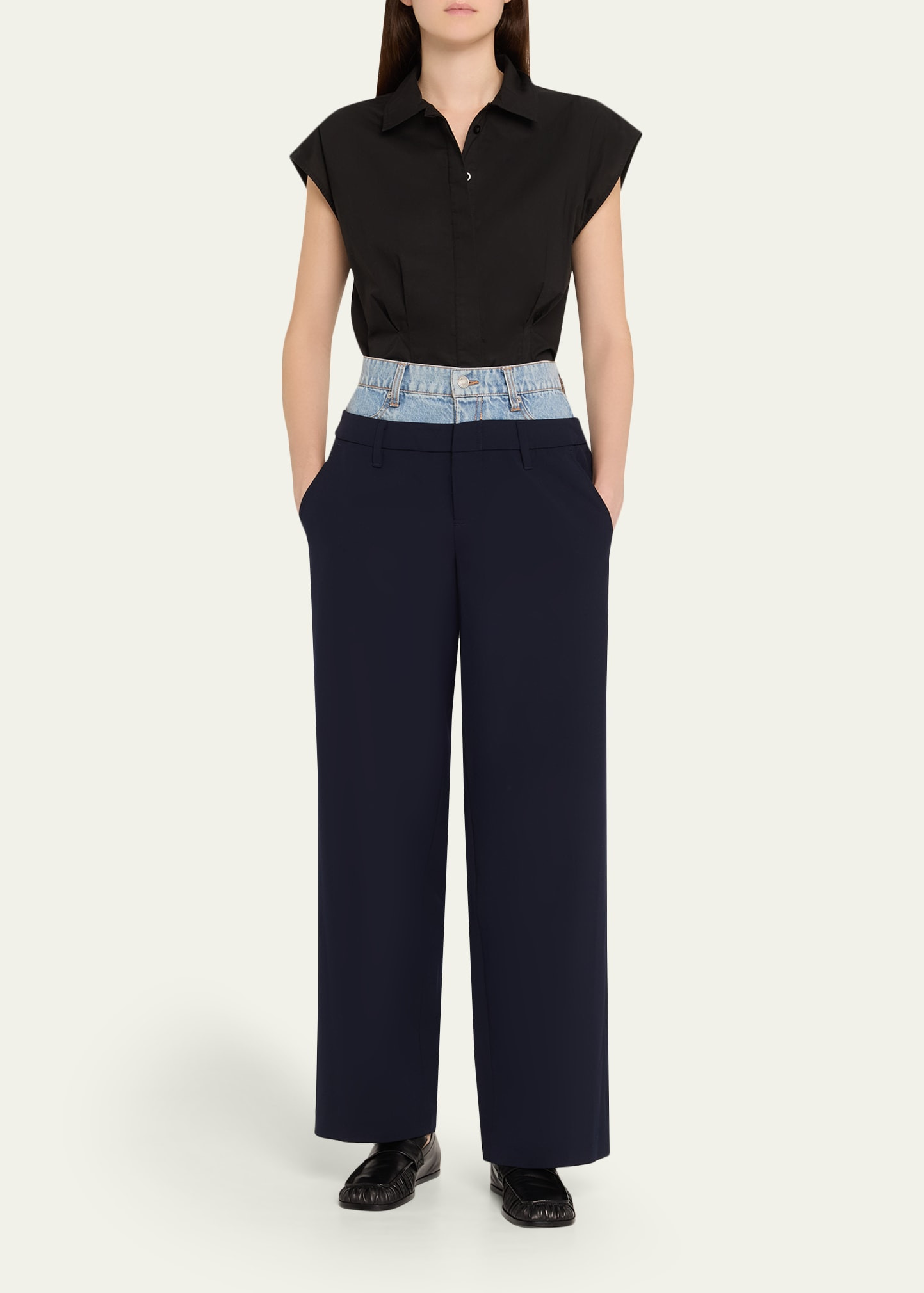 Ophelia Double Waistband Pants - 2