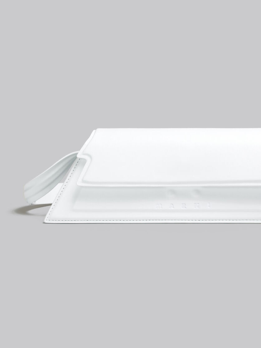 MINI TRUNKOISE BAG IN SMOOTH WHITE LEATHER - 5
