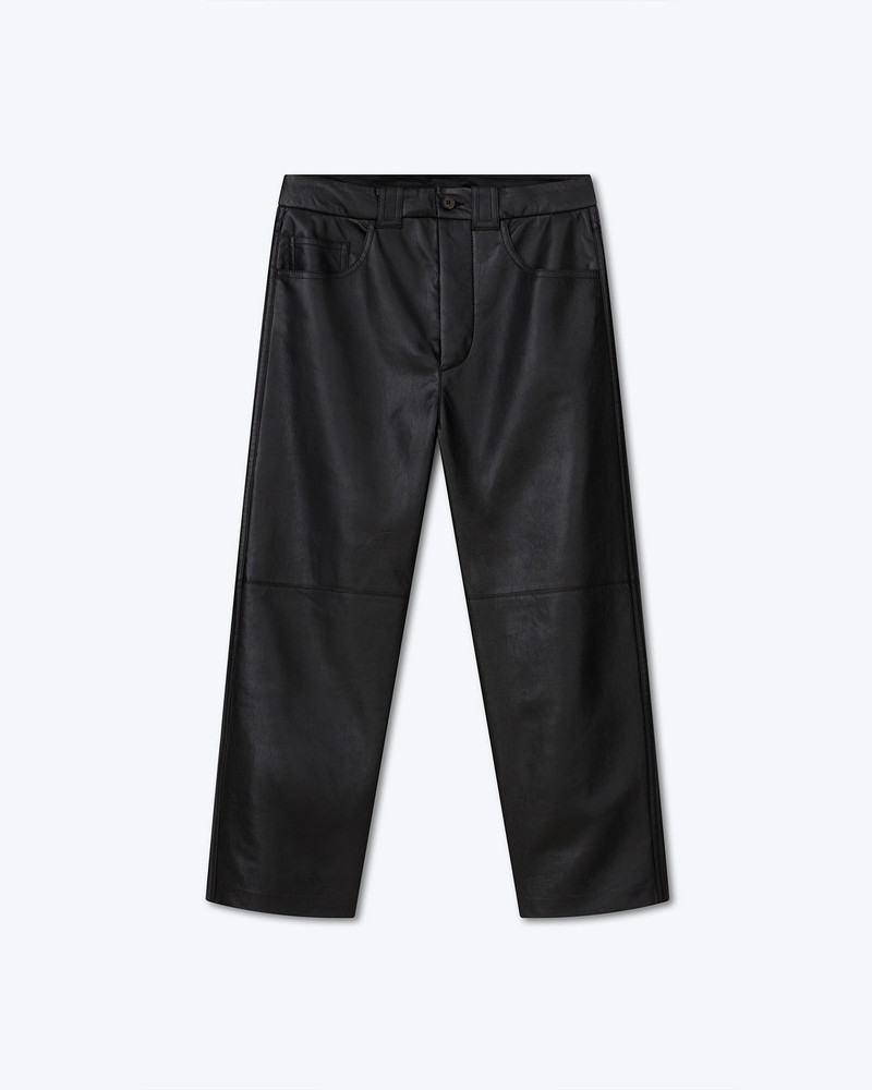NOR - Regenerated leather pants - Black 1