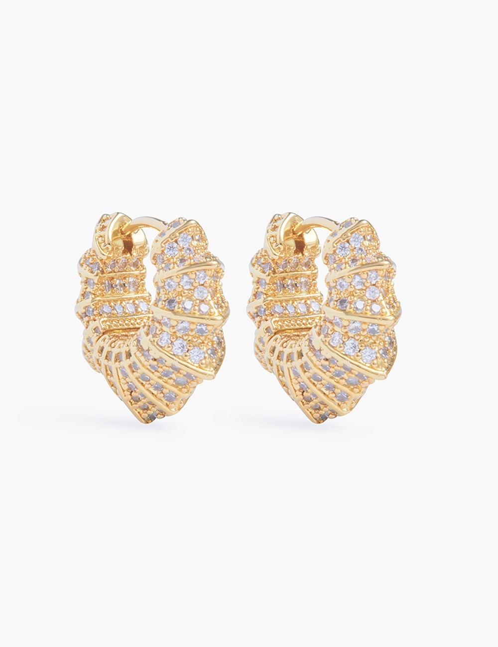 ZIMMERMANN DECO PAVE HOOPS - 3
