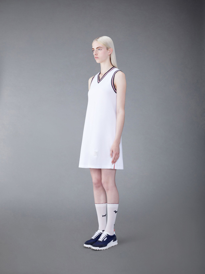 Thom Browne V-neck sleeveless dress outlook