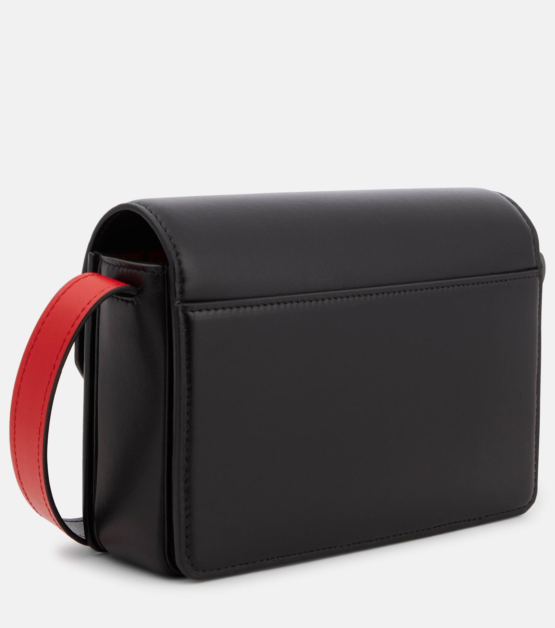Loubi54 Small leather crossbody bag - 4