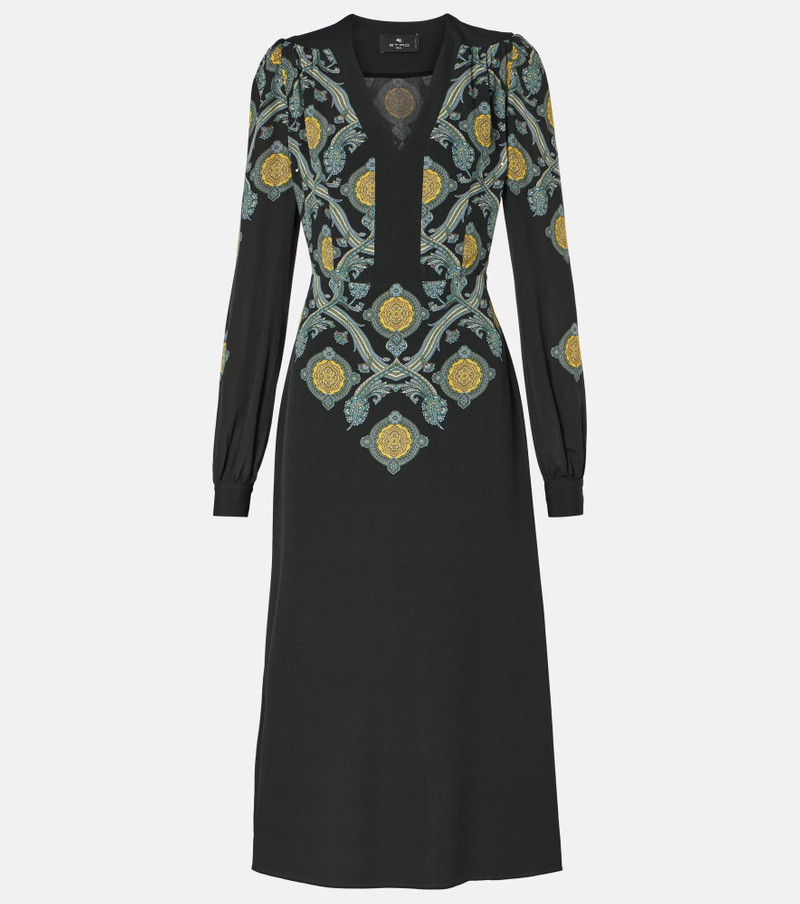 Printed midi dress - 1
