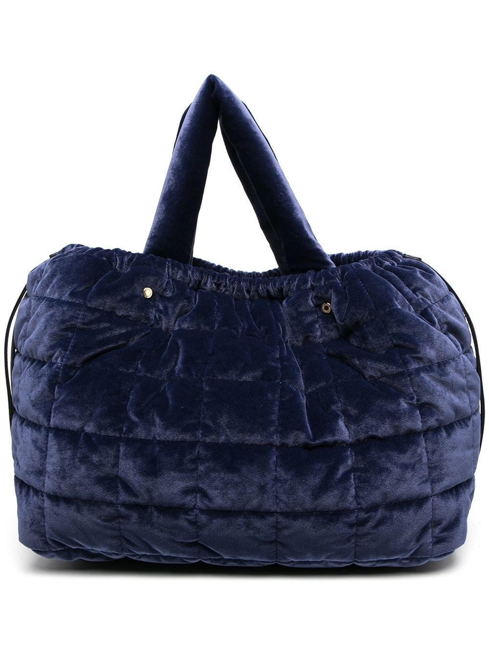 large quilted tote bag  - 1