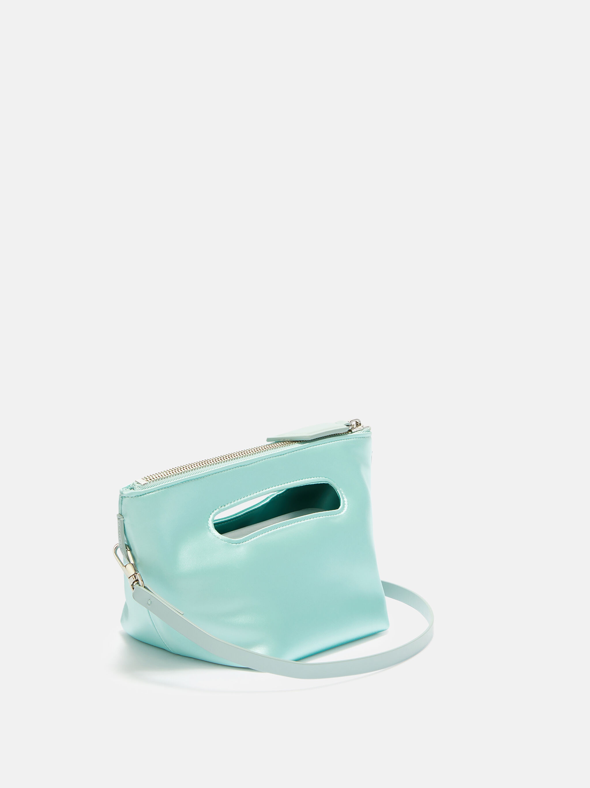 ''VIA DEI GIARDINI 15'' AQUAMARINE TOTE BAG - 3