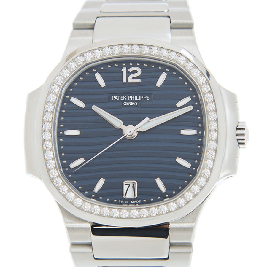 Patek Philippe Nautilus Automatic Blue Opaline Dial Diamond Ladies Watch 7118-1200A-001 - 2
