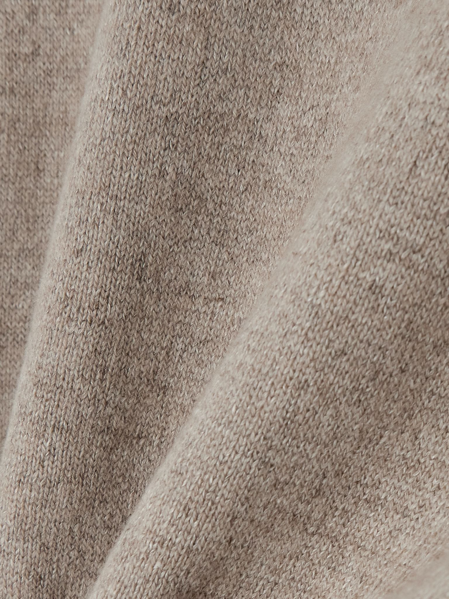 Silk and cashmere-blend sweater Beige - 4