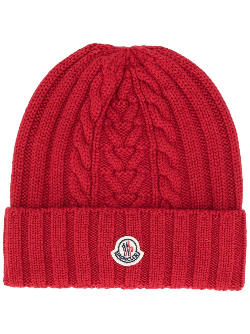 logo patch beanie - 1