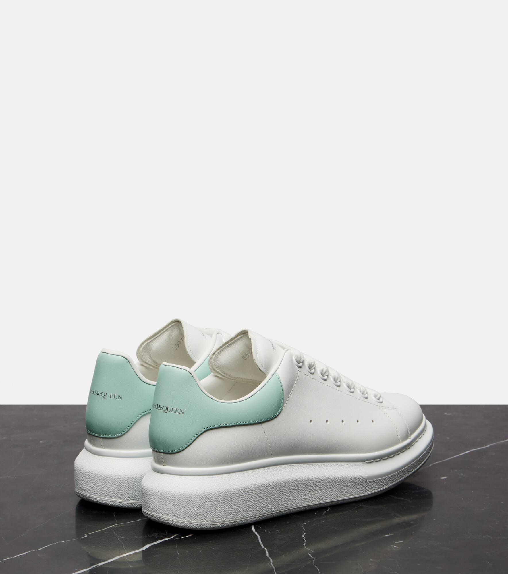 Oversized leather sneakers - 2