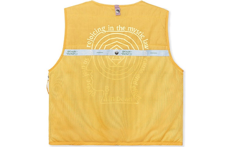 THE NORTH FACE X Brain Dead Puffer Vest 'Yellow' 52BT-70M - 2