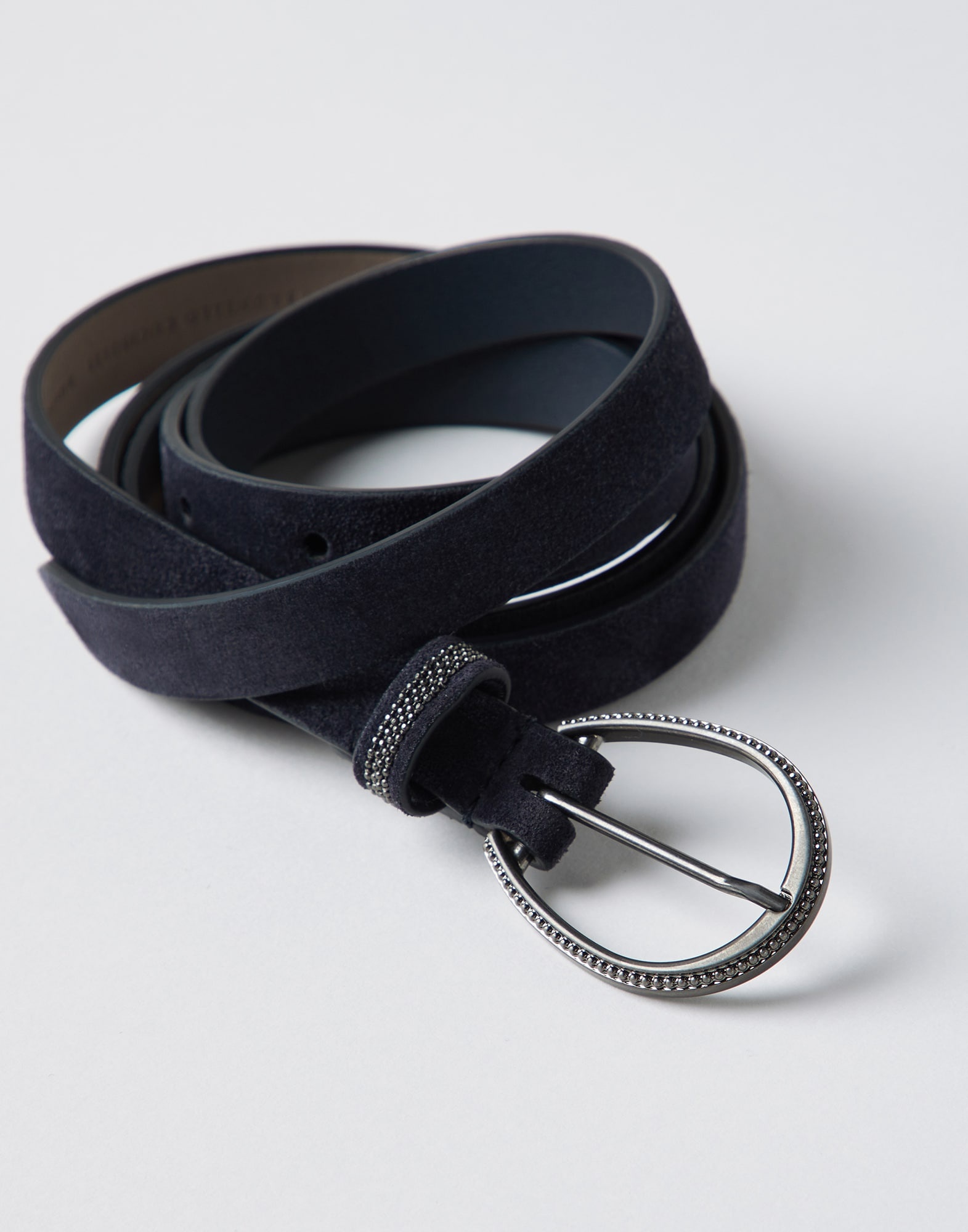 Suede belt with monili - 2