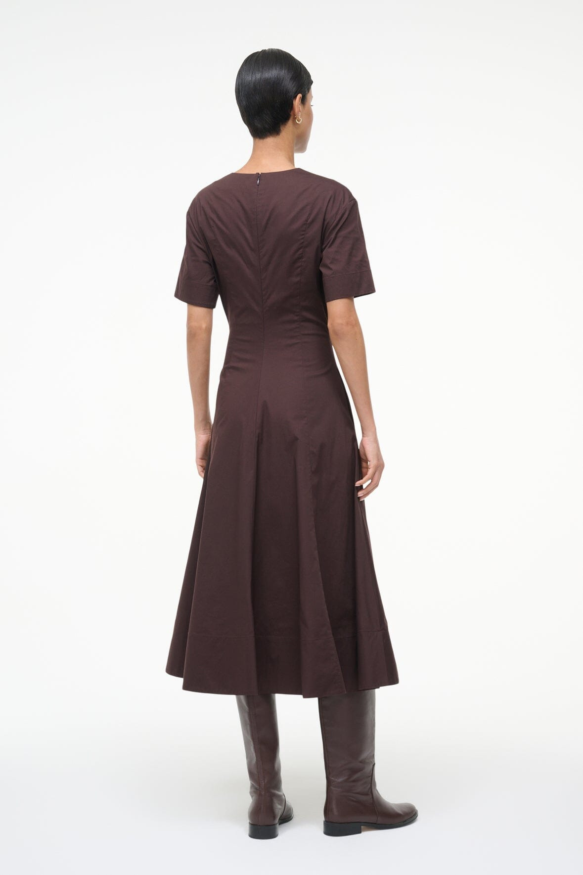 STAUD FRANCES DRESS EARTH - 5