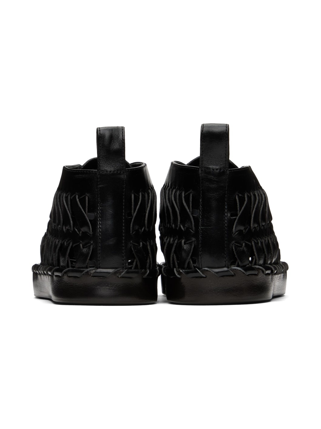 Black Woven Oxfords - 2
