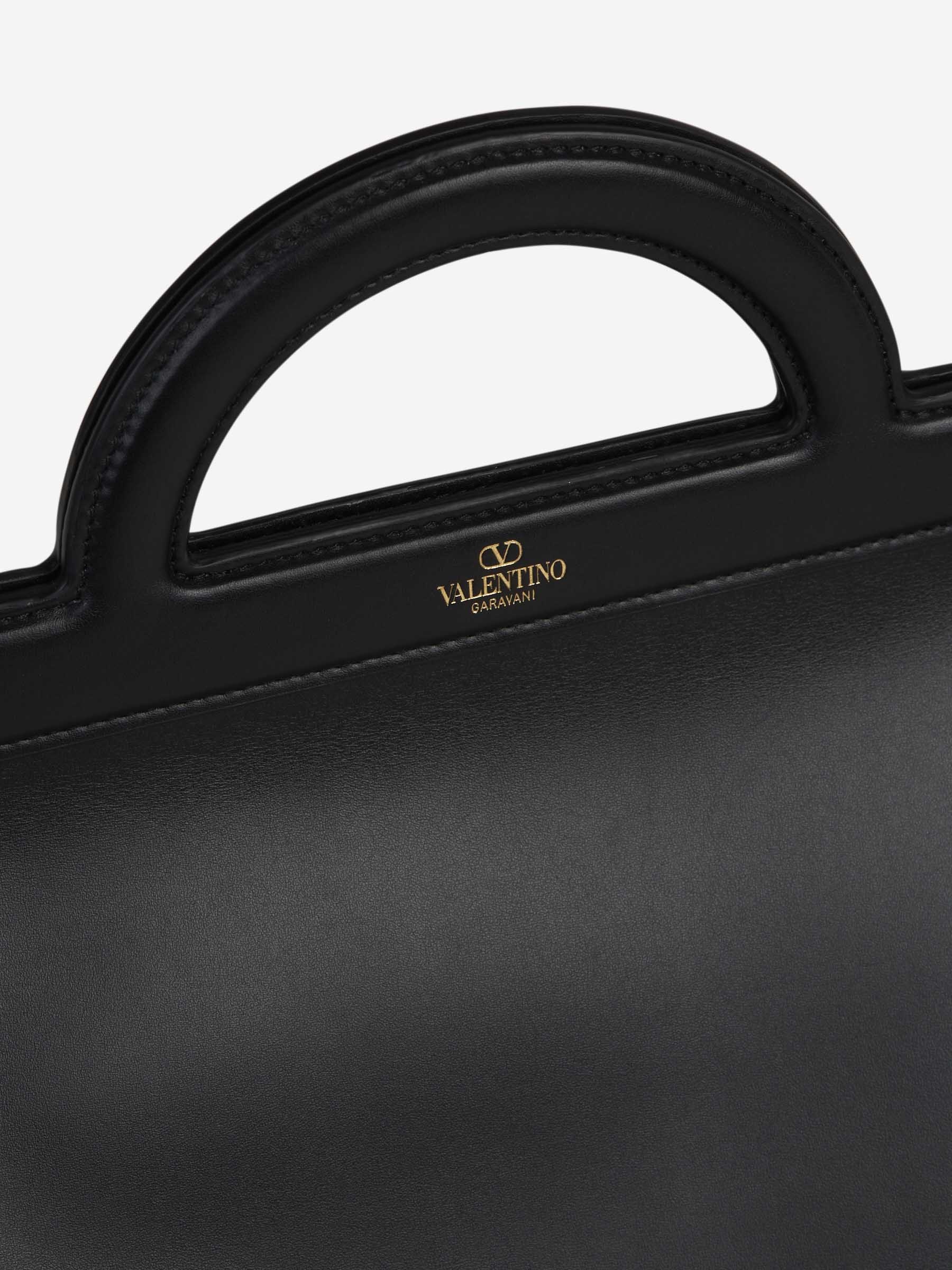 LEATHER SHOPPER BRIEFCASE - 5