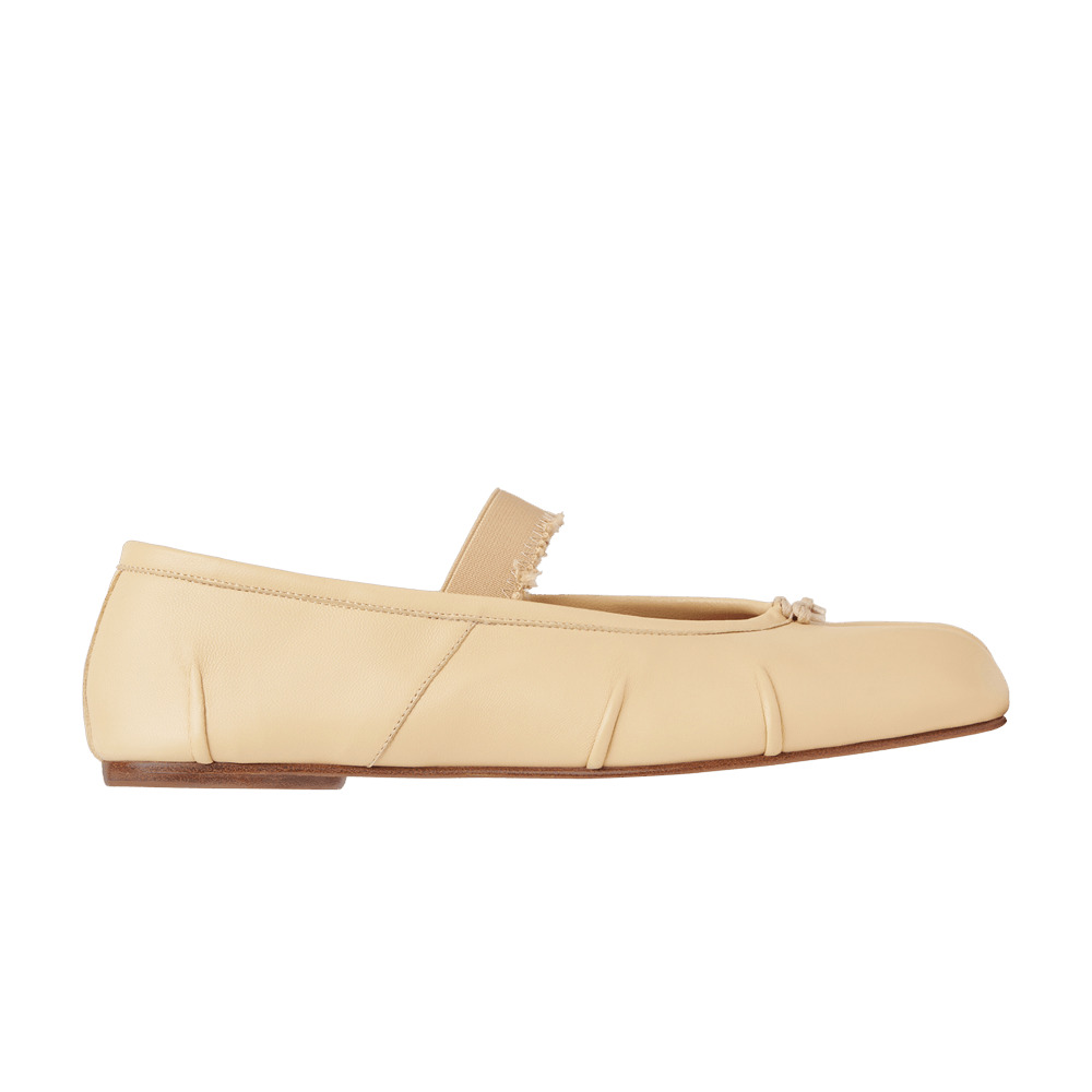Maison Margiela Wmns Tabi Ballerina Flat Elastic Band 'Beige Nude' - 1