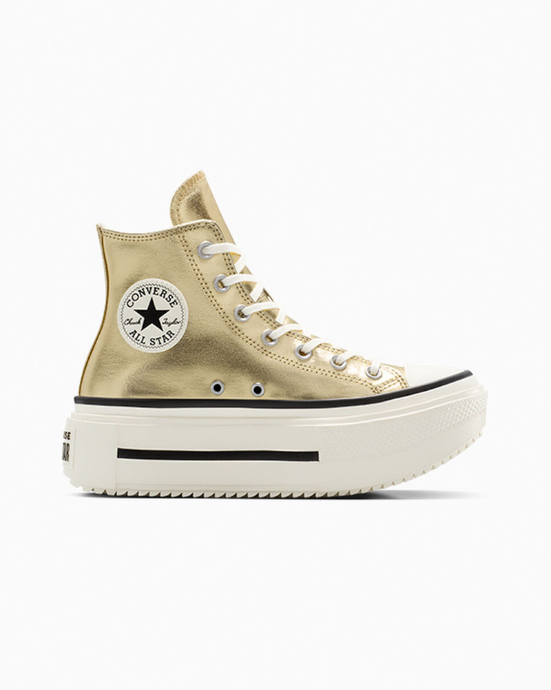 Chuck Taylor All Star Lift Double Stack Platform Metallic 1
