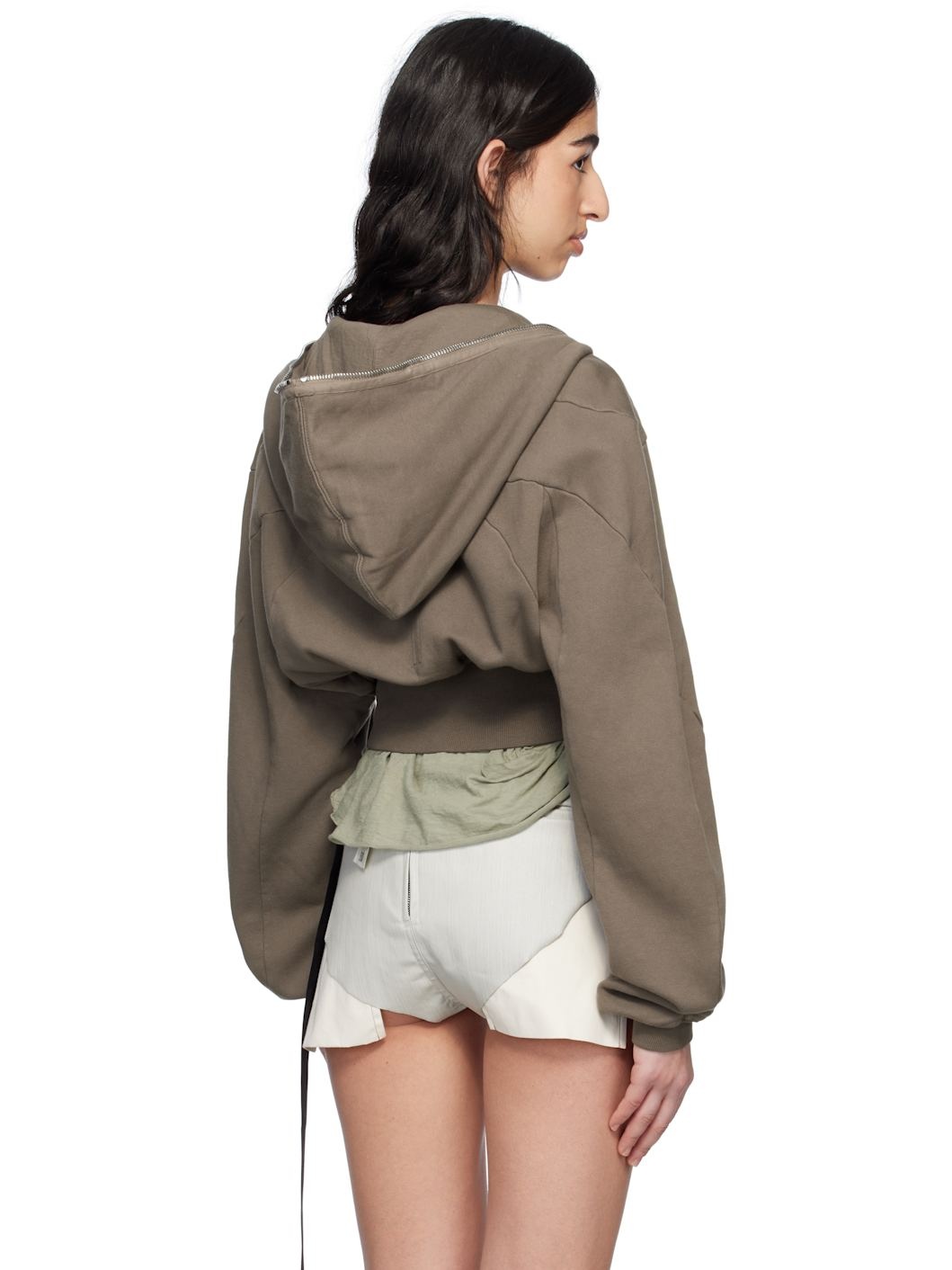Gray Hollywood Collage Hoodie - 3