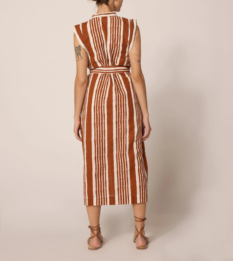 LANI MIDI DRESS | VECCHIO STRIPE 4