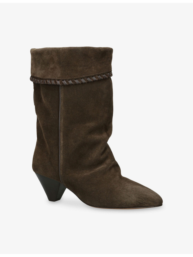 Isabel Marant Dalby Heeled Suede Boots outlook