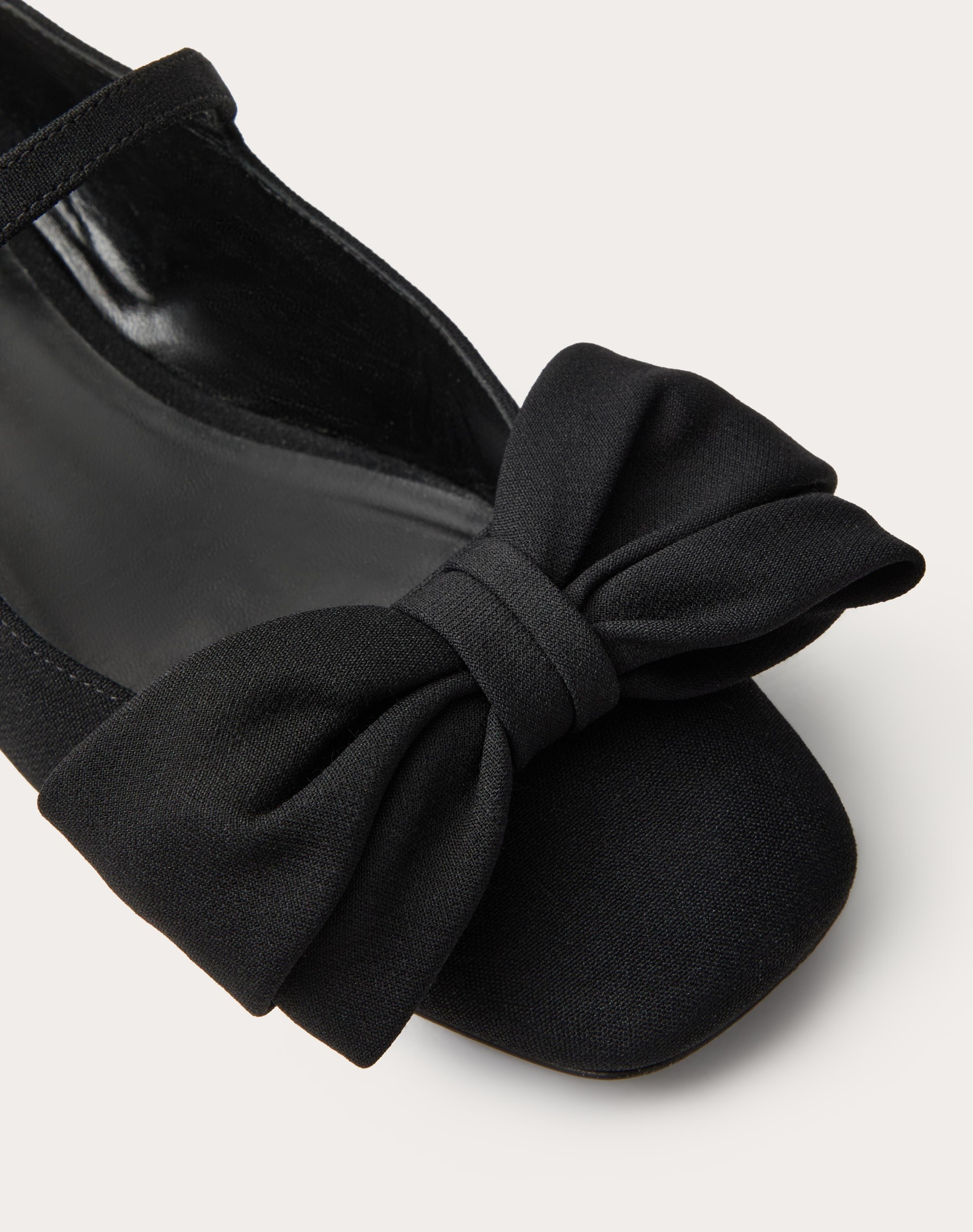 VALENTINO GARAVANI BOWJANE MARY-JANE BALLERINA IN CREPE FABRIC 20MM - 5