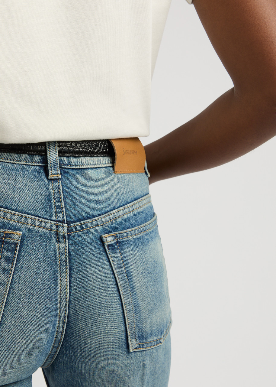 Saint Laurent Faded Straight-leg Jeans - 5