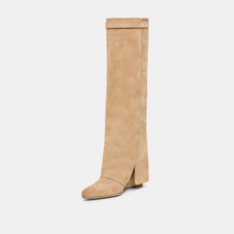 AGGY BOOTS SAND SUEDE 4
