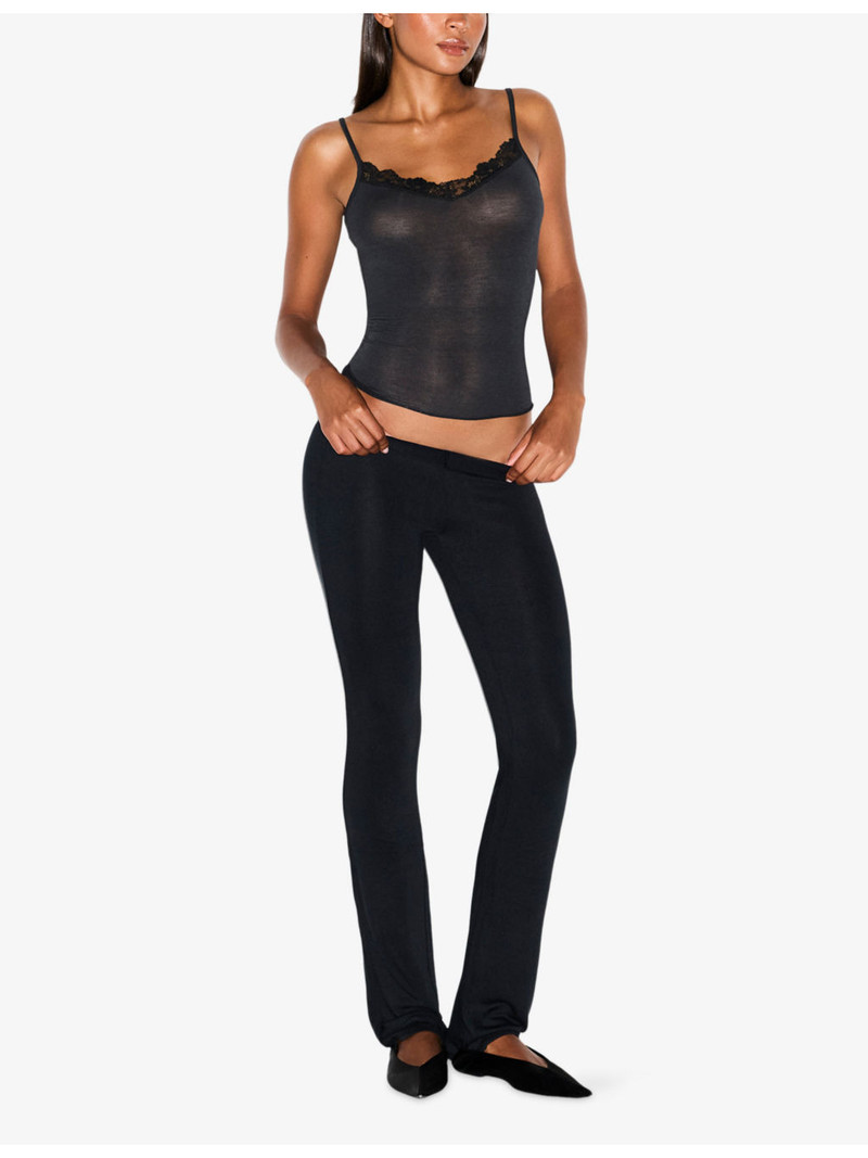 SKIMS Sheer Modal Lace Camisole Top outlook