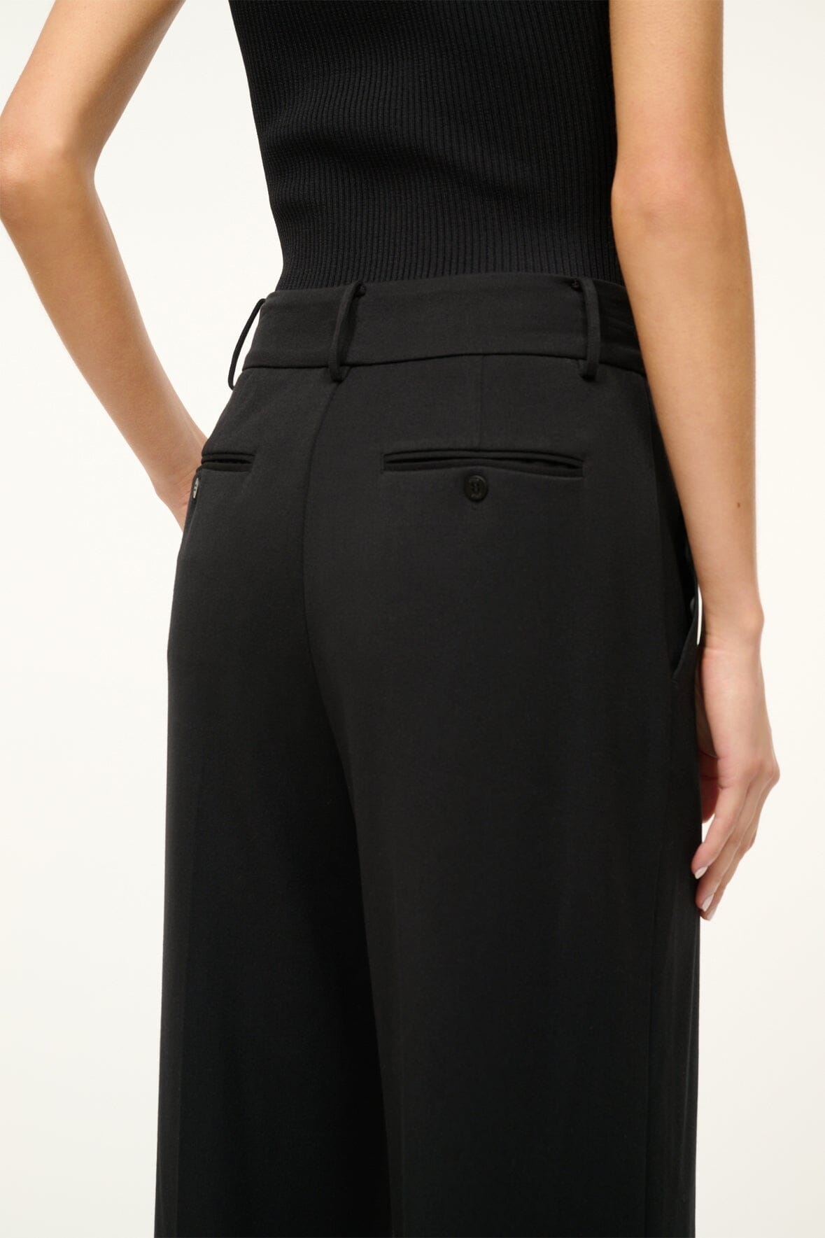 STAUD PRINCE PANT BLACK - 6