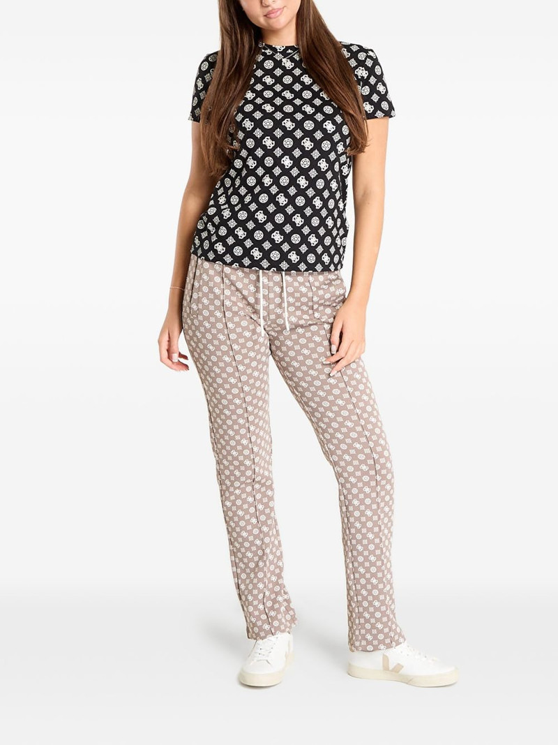 GUESS USA New Aggie monogram-print track pants outlook