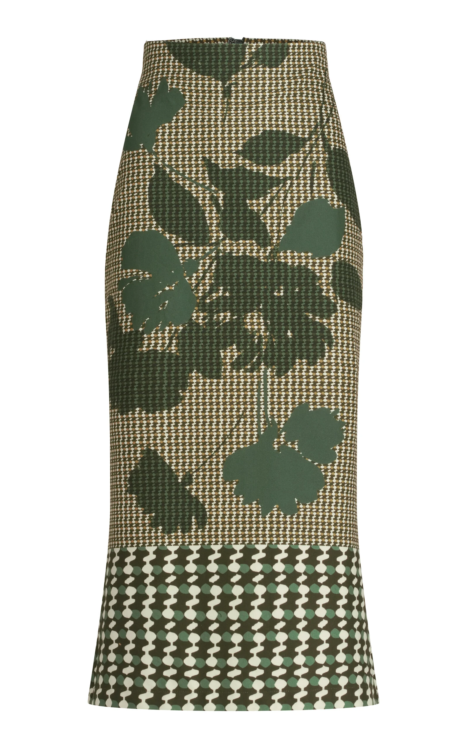 Atira Printed Cotton Midi Skirt multi - 1