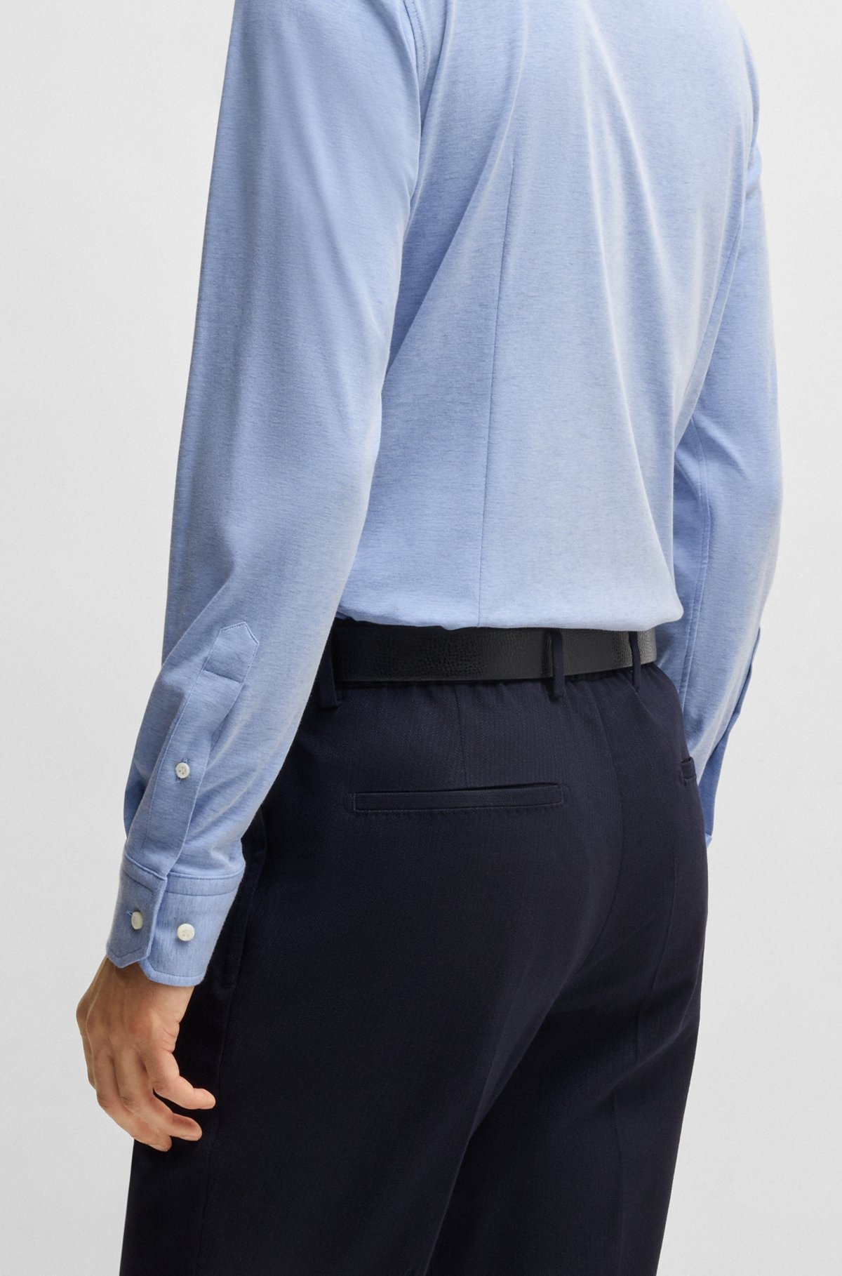 SLIM-FIT SHIRT IN A STRETCH-COTTON - 6