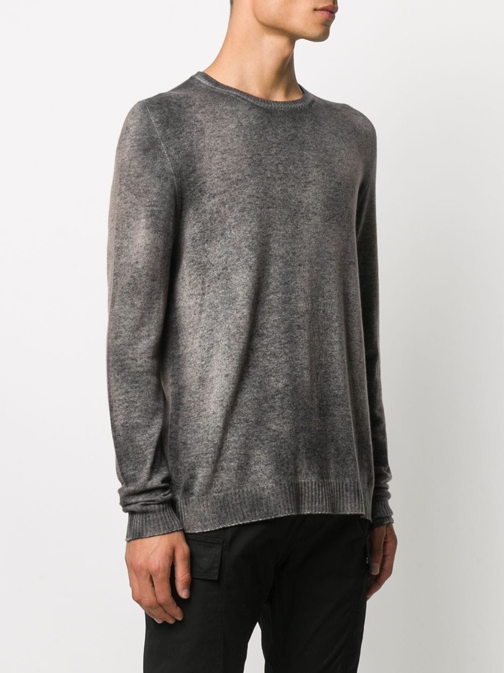 fine knit crewneck jumper - 3