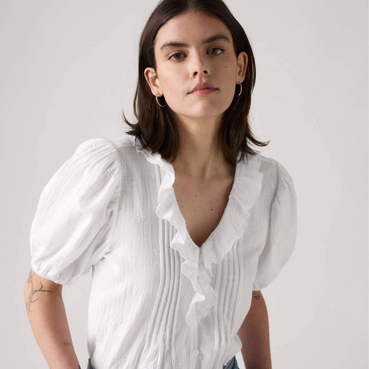 GISELLE RUFFLE BLOUSE - 5