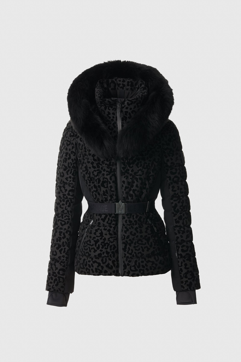 ELITA-BXFLP Down Ski Jacket With Flocked Shell 1