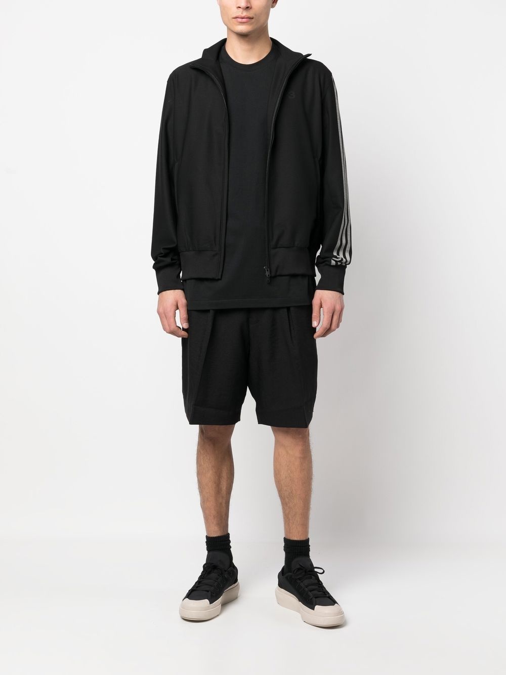 funnel neck zip-up track jacket - 2