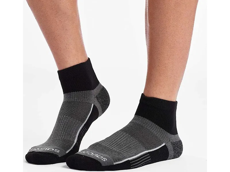 Saucony Inferno Quarter 3 Pack Socks - 3