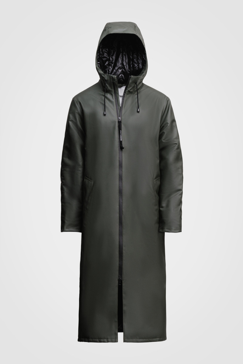 Stockholm Long Winter Jacket Green 1