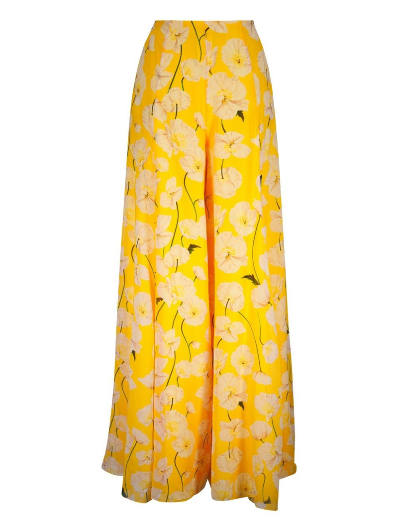 CAROLINA HERRERA silk trousers outlook