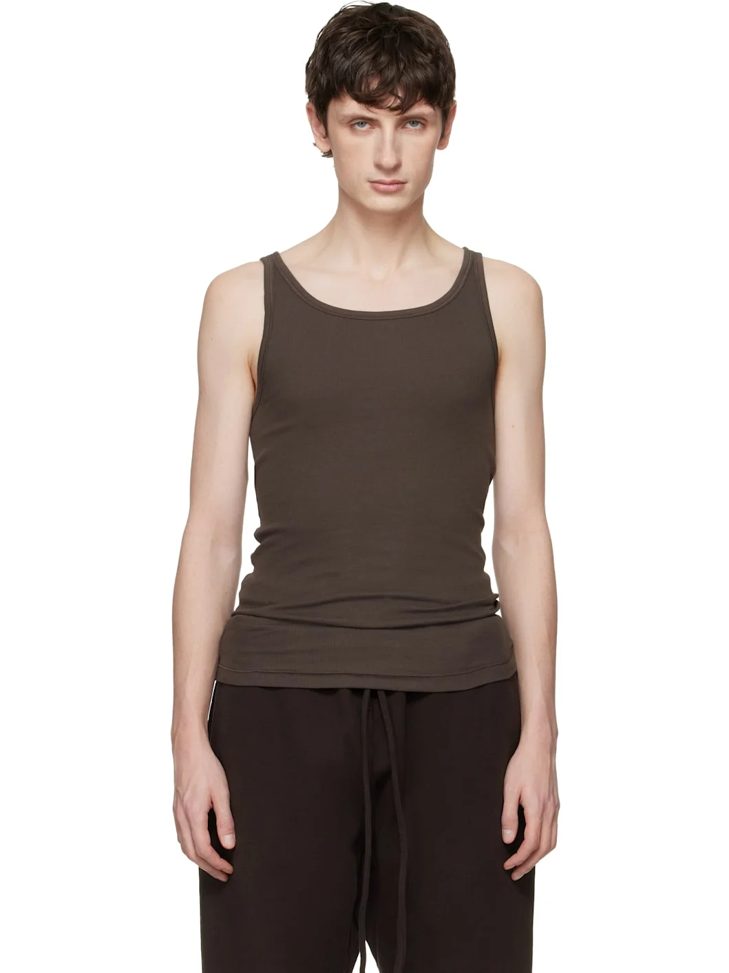 Three-Pack Multicolor Skims Cotton Rib Tank Tops - 1