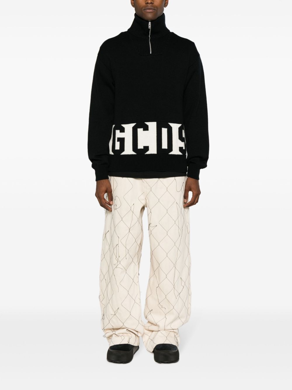 low band logo sweater - 3