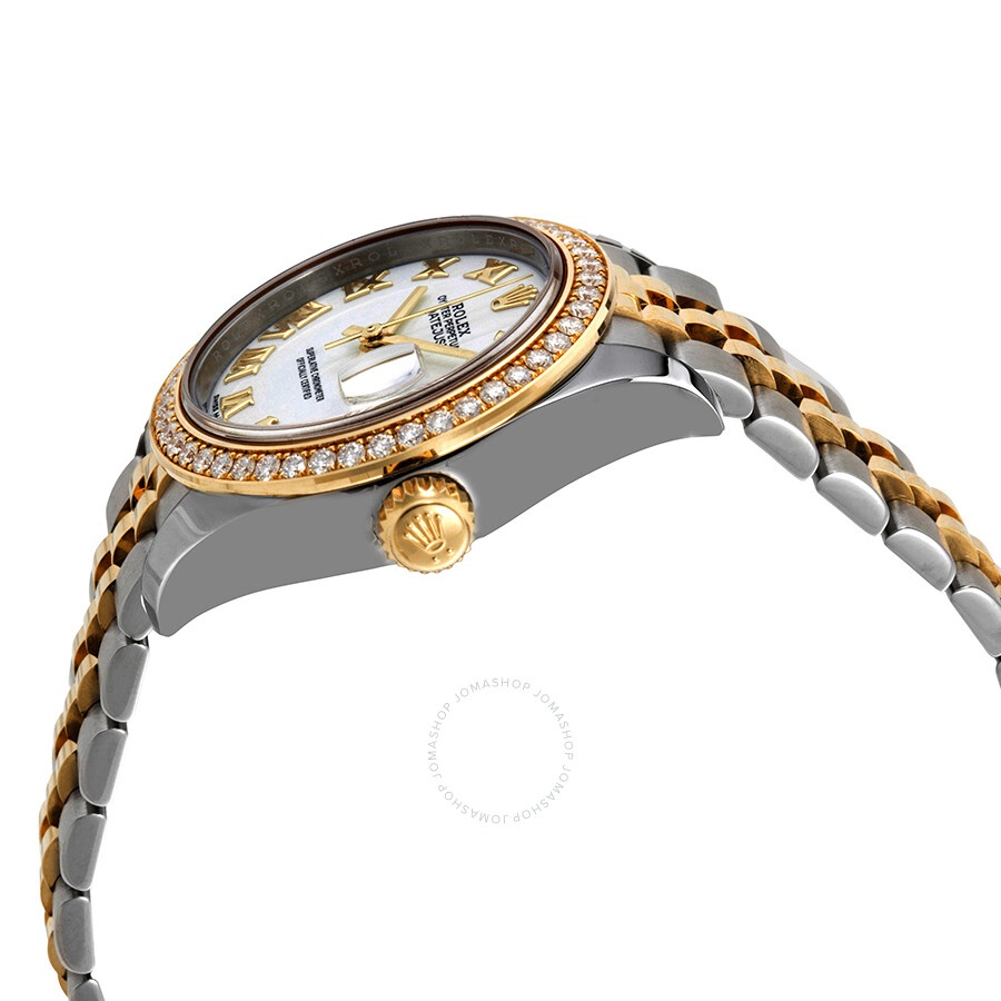 Rolex Lady-Datejust White Dial Automatic Ladies Steel and 18kt Yellow Gold Jubilee Diamonds Watch 27 - 2
