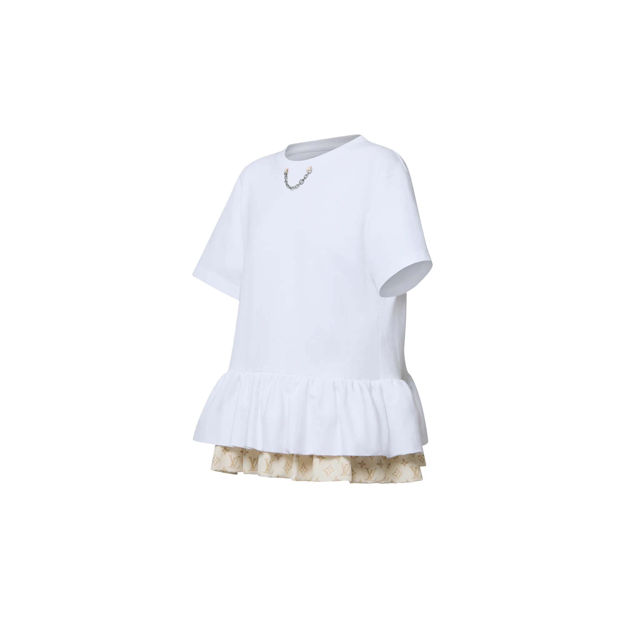 Monogram Flounce T-Shirt - 2