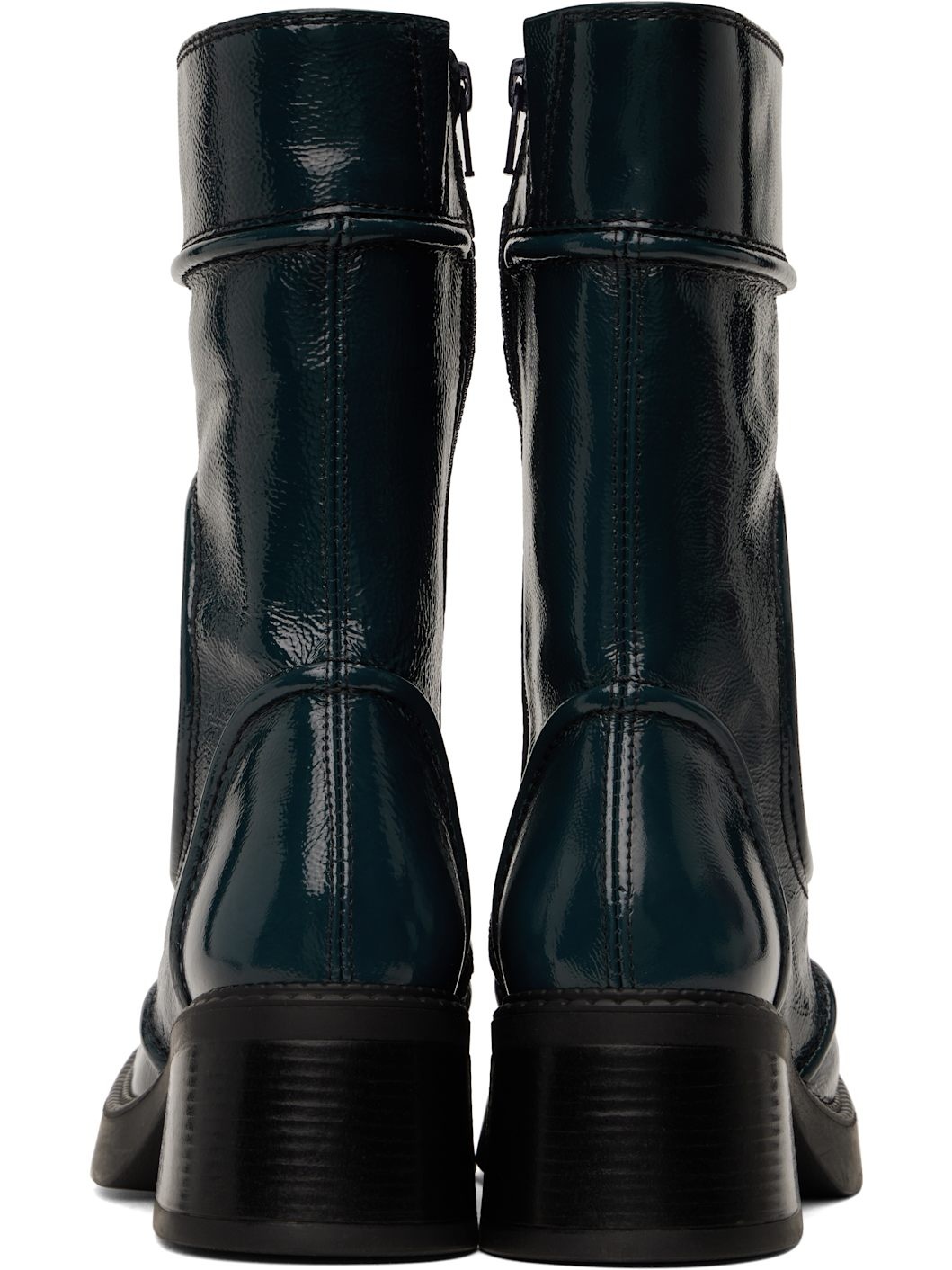 Navy Malene Boots - 2
