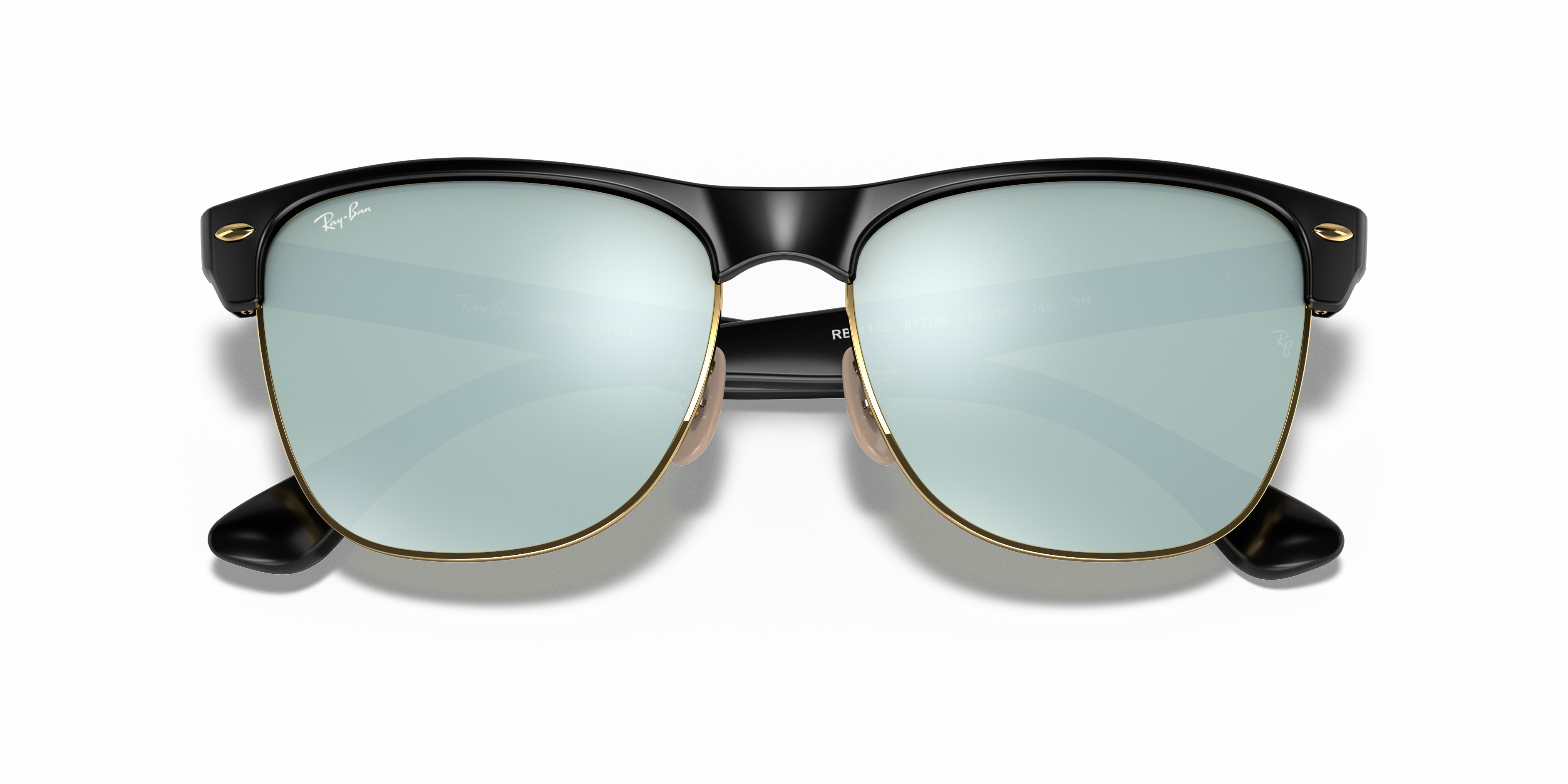 Clubmaster oversized flash lenses online